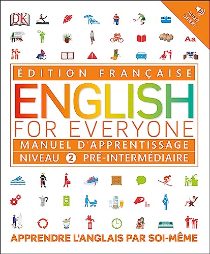 English for Everyone Course Book Level 2 Beginner: French language edition (DK English for Everyone)